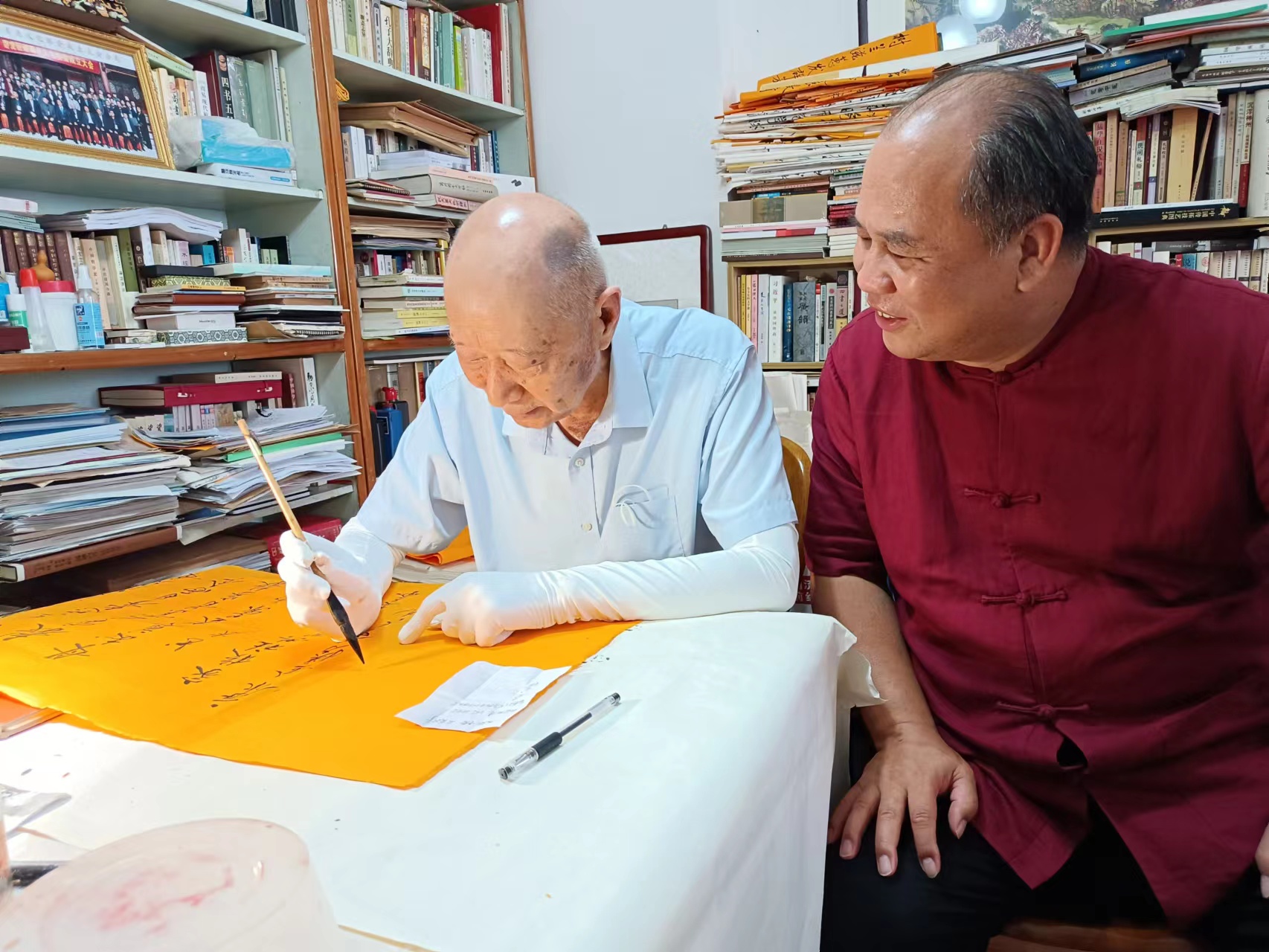 康理事长拜访&ldquo;大国良师&rdquo;聂振弢老教授